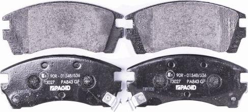 HELLA 8DB 355 016-551 - Brake Pad Set, disc brake autospares.lv