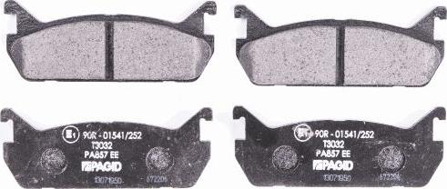 HELLA 8DB 355 016-601 - Brake Pad Set, disc brake autospares.lv