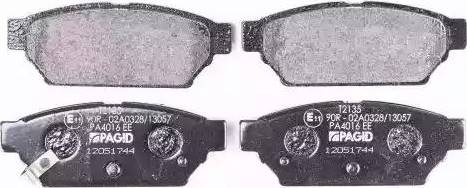 HELLA 8DB 355 016-201 - Brake Pad Set, disc brake autospares.lv