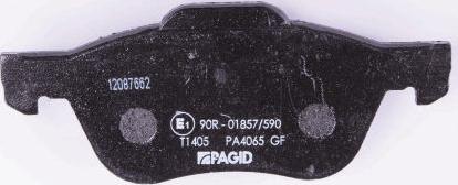 HELLA 8DB 355 010-911 - Brake Pad Set, disc brake autospares.lv