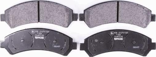 HELLA 8DB 355 011-911 - Brake Pad Set, disc brake autospares.lv