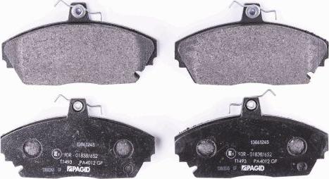 HELLA 8DB 355 011-781 - Brake Pad Set, disc brake autospares.lv