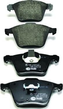 HELLA 8DB 355 011-721 - Brake Pad Set, disc brake autospares.lv