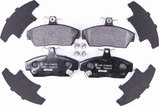 HELLA 8DB 355 018-161 - Brake Pad Set, disc brake autospares.lv