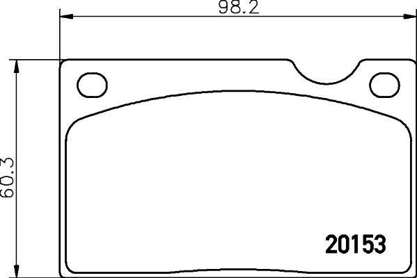 HELLA 8DB 355 018-391 - Brake Pad Set, disc brake autospares.lv