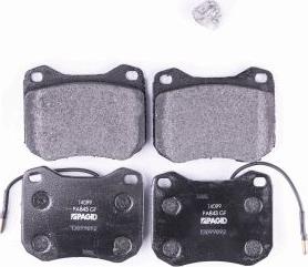 HELLA 8DB 355 017-421 - Brake Pad Set, disc brake autospares.lv