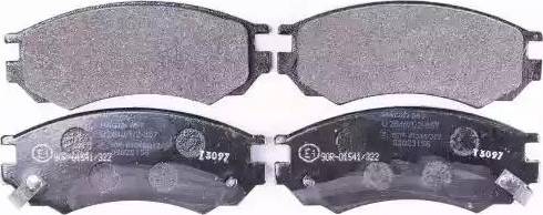 HELLA 8DB 355 017-061 - Brake Pad Set, disc brake autospares.lv