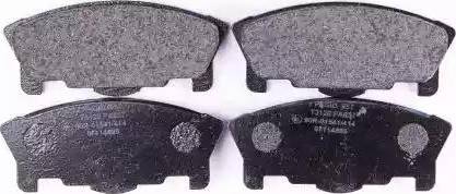 HELLA 8DB 355 017-311 - Brake Pad Set, disc brake autospares.lv