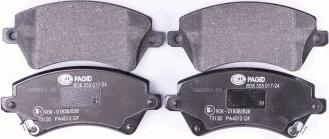 HELLA 8DB 355 017-241 - Brake Pad Set, disc brake autospares.lv