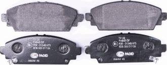 HELLA 8DB 355 017-261 - Brake Pad Set, disc brake autospares.lv