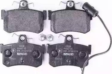 HELLA 8DB 355 017-751 - Brake Pad Set, disc brake autospares.lv