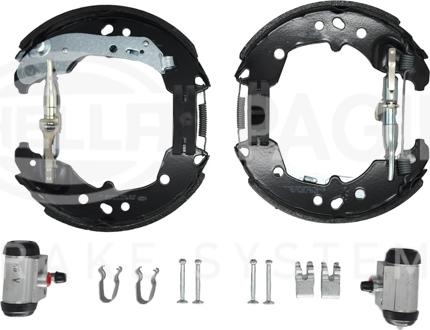 HELLA 8DB 355 038-051 - Brake Shoe Set autospares.lv