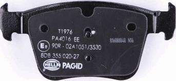 HELLA 8DB 355 020-271 - Brake Pad Set, disc brake autospares.lv