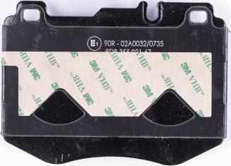 HELLA 8DB 355 021-671 - Brake Pad Set, disc brake autospares.lv