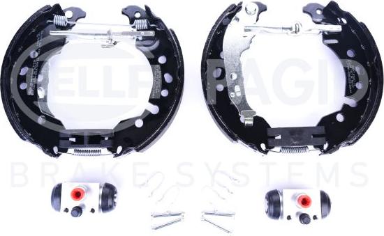 HELLA 8DB 355 022-481 - Brake Shoe Set autospares.lv