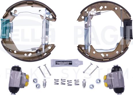 HELLA 8DB 355 022-781 - Brake Shoe Set autospares.lv