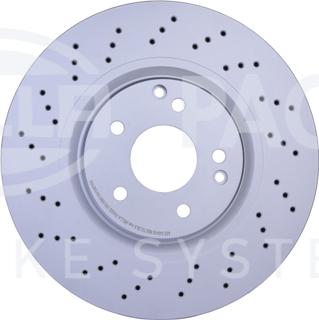 HELLA 8DD 355 109-411 - Brake Disc autospares.lv