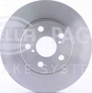 HELLA 8DD 355 104-901 - Brake Disc autospares.lv