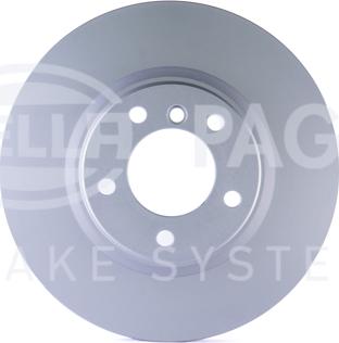 HELLA 8DD 355 104-111 - Brake Disc autospares.lv