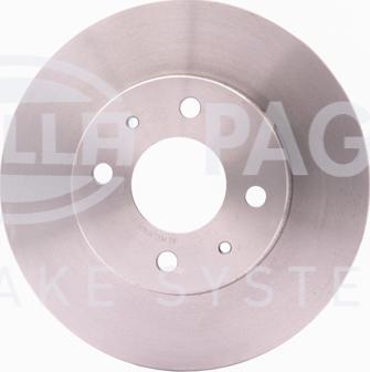 HELLA 8DD 355 105-931 - Brake Disc autospares.lv