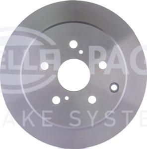 HELLA 8DD 355 105-421 - Brake Disc autospares.lv