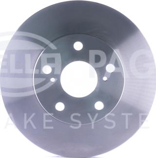 HELLA 8DD 355 105-251 - Brake Disc autospares.lv