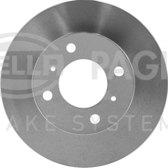 HELLA 8DD 355 105-761 - Brake Disc autospares.lv