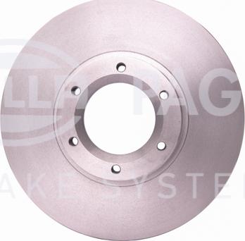 HELLA 8DD 355 106-611 - Brake Disc autospares.lv