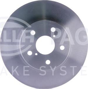 HELLA 8DD 355 106-261 - Brake Disc autospares.lv