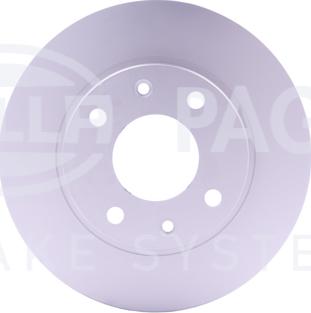 HELLA 8DD 355 101-801 - Brake Disc autospares.lv