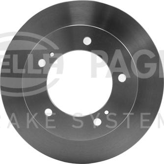 HELLA 8DD 355 101-291 - Brake Disc autospares.lv