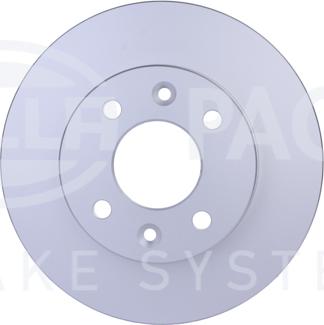 HELLA 8DD 355 101-261 - Brake Disc autospares.lv