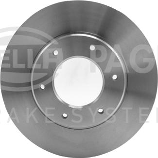 HELLA 8DD 355 108-531 - Brake Disc autospares.lv