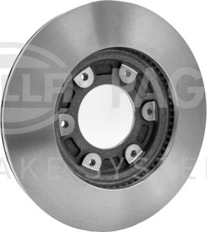 HELLA 8DD 355 108-531 - Brake Disc autospares.lv