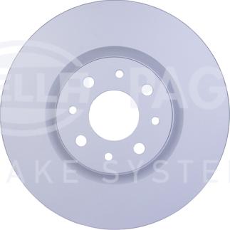 HELLA 8DD 355 107-831 - Brake Disc autospares.lv