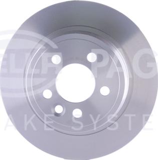 HELLA 8DD 355 107-261 - Brake Disc autospares.lv