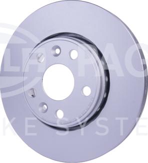 HELLA 8DD 355 119-691 - Brake Disc autospares.lv