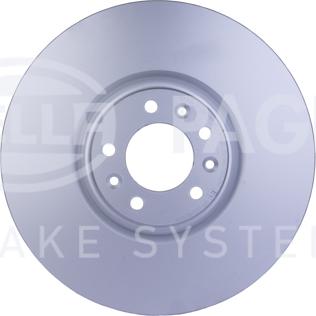 HELLA 8DD 355 119-651 - Brake Disc autospares.lv