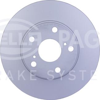 HELLA 8DD 355 119-661 - Brake Disc autospares.lv