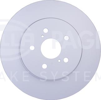 HELLA 8DD 355 114-981 - Brake Disc autospares.lv