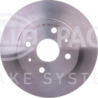 HELLA 8DD 355 114-421 - Brake Disc autospares.lv