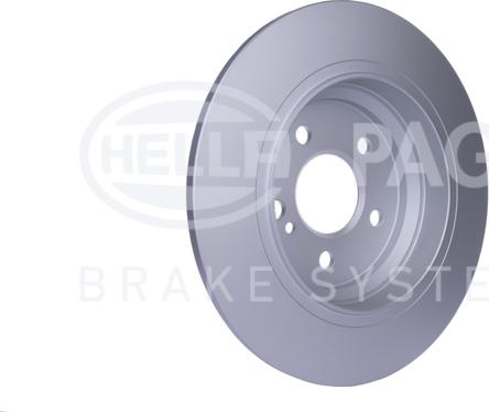 HELLA 8DD 355 115-411 - Brake Disc autospares.lv