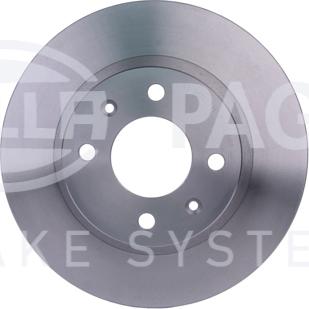 HELLA 8DD 355 116-201 - Brake Disc autospares.lv