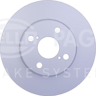 HELLA 8DD 355 110-431 - Brake Disc autospares.lv