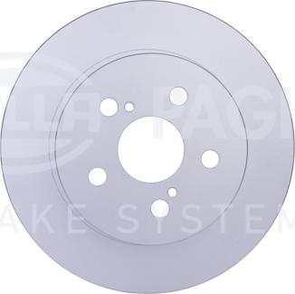 HELLA 8DD 355 110-551 - Brake Disc autospares.lv