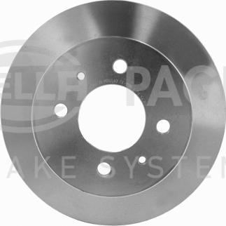 HELLA 8DD 355 110-651 - Brake Disc autospares.lv