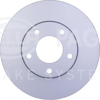 HELLA 8DD 355 110-881 - Brake Disc autospares.lv