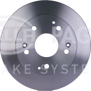 HELLA 8DD 355 110-311 - Brake Disc autospares.lv