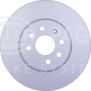 HELLA 8DD 355 110-251 - Brake Disc autospares.lv