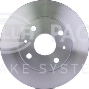 HELLA 8DD 355 110-701 - Brake Disc autospares.lv